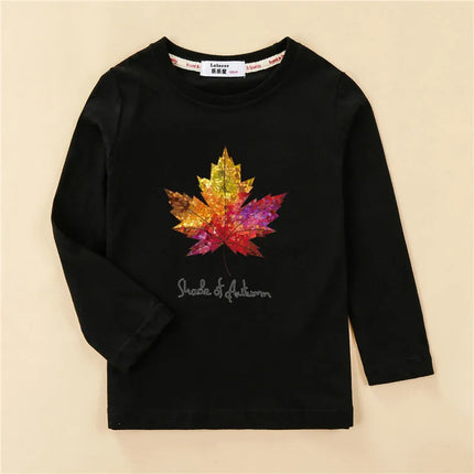 Aimi Lakana Kids Cotton T-Shirt Boys Long Sleeve Tops Pineapple Print Shirt Girls Spring Autumn Shirts