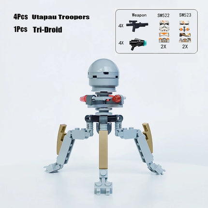New Dropship Swamp Speeder Soldier Clone Walker Battles Army Packe Building Blocks Toys