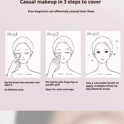 Girlscrush Liquid Concealer Facial Brightening Velvet Sunscreen Mark Expand Moisture Skin Application Holding Makeup