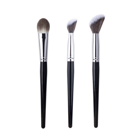 Peach Heart Blusher Brush Powder Blush Cream Liquid Blush Makeup Brushes Flat Small Precise Blush Brush Makeup Tools
