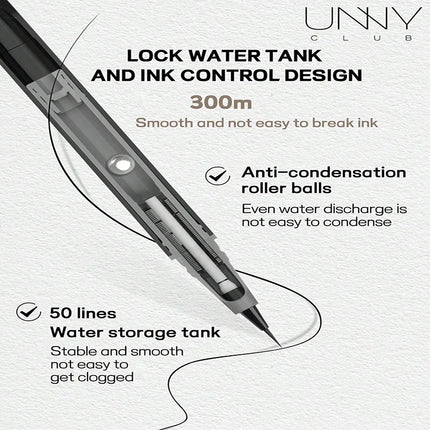 0.009mm Ultra Fine Liner Pencil with Intense Color, Fast Dry, Waterproof & Sweatproof