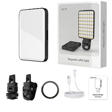 Smartphone Magsafe Selfie Flip Light Mini Vlog Fill Light Dimmable Portable Cube Video Light for iPhone 12/13/14/15/16