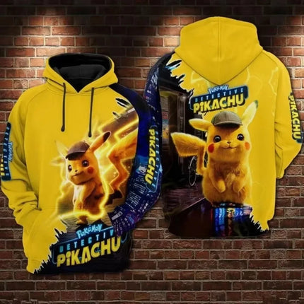 2023 New Fashion Children's Sweatshirt Cartoon Animation Hoodie 3D Print Street Pullover Long Sleeve Boys, Girls Hoodes