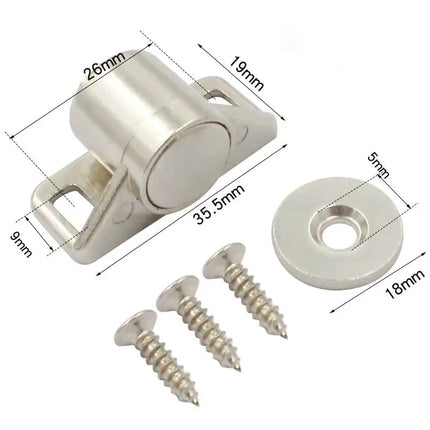Ultra Thin Magnet Cabinet Door Catches Cupboard Closer Door Stopper Home Furniture Hardware Accessory