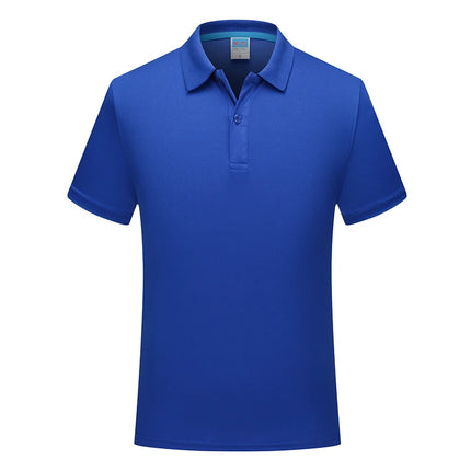 Sports quick-drying polo shirt Custom printed logo lapel cheap advertising T-shirt Marathon running embroidered pattern diy