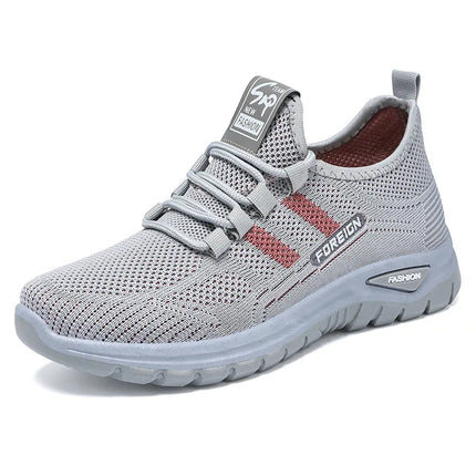 Women Casual Sports Shoes Breathable Lightweight Sneakers Anti-slip Flats Outdoor Running Walking Shoes Female Vulcanized Shoes