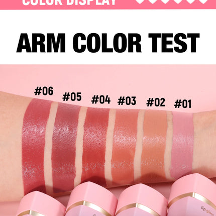  2-in-1 Liquid Blush Matte Lip Gloss Dual-purpose Liquid Blush Waterproof Multi-purpose Blush Stick Cheek Natural Blusher Cute