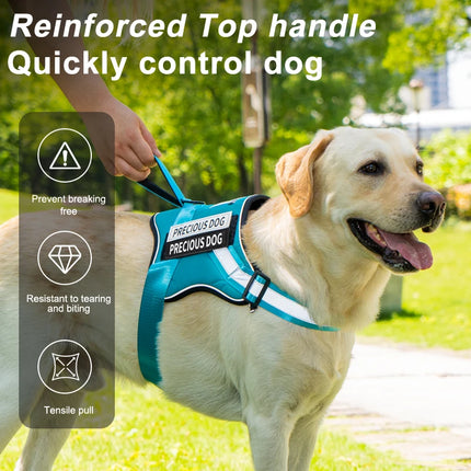 Dog Harness Reflective Breathable and Adjustable No-Pull Dog Vest Harness for Small Medium Large Dogs