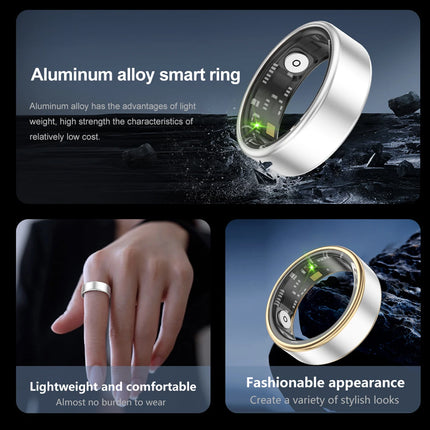 2026 New IP68 Waterproof Smart Ring for Men Women Health Tracking Power Battery Heart Rate Blood Oxygen Monitor for Android IOS