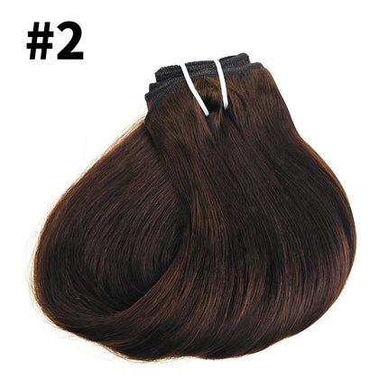 8Pcs Clip Ins 4/27 Highlight Color Straight Clip In Human Hair Extensions Brazilian Human Hair Clip In Hair Extensions 120G/Pack