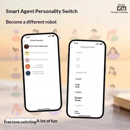 2026 New Original Desktop AI Intelligent Robot Bean Treasure Dialogue Chat Emotional Learning With Xiao Zhi Mini Electronic Robo