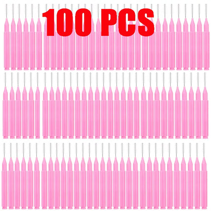 10-100Pcs Mini Eyebrow Brush Brow Lifting Brush Disposable Brow Lifting Brush Micro Bendable Eyelash Brow Applicator Makeup Tool
