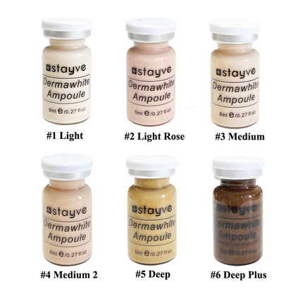 8ml Stayve BB Cream Glow Facial Serum Ampoule Essence Foundation Beginner Starter Kit Niacinamide/Peptide Face Skin Care