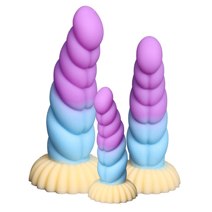 Fantasy Anal Plug Dildos Prostate Clit G-Point Stimualor Vagina Massage Butt Plug Soft Silicone Adult Sex Toys for Women and Men