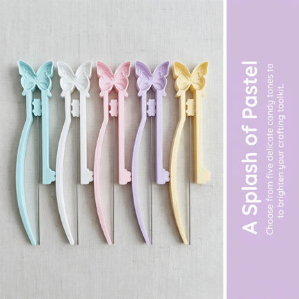 Single/Double Needle Fuse Bead Pen Butterfly Point Grip Perler Bead Tweezer High-Quality Handheld Collage Fuse Needle DIY Crafts