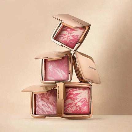 Hourglass Shining Powder Blusher Highlighter Matte Fine Shimmer Blusher Face Cute Makeup Korean Cheek Pressed Powder