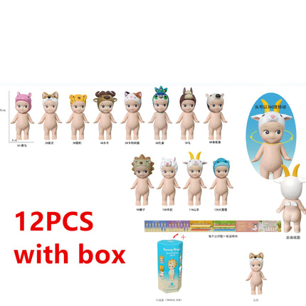 Mini Figure Angel Blind box Animal Series Mystery Box Cute Dolls Decoration Lucky Surprise Birthday Gift