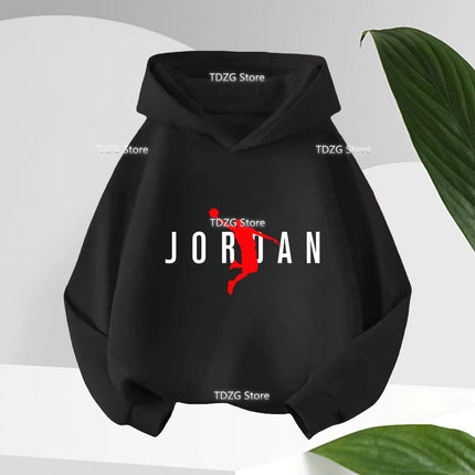 Autumn Brand Pattern Print Fleece Children Hoodie Kid Boys Girl Clothes Sport Fashion Long Sleeve Hooded Sweatshirt Pullover Top