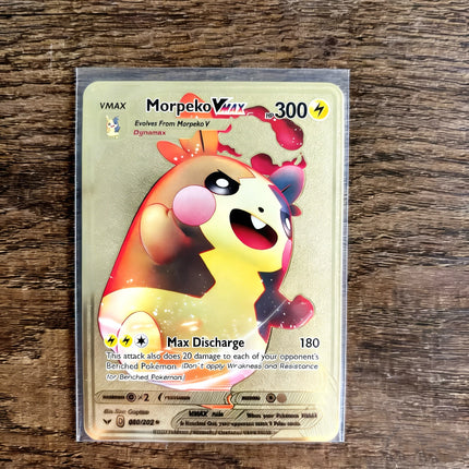 Charizard Theme Metal Collectible Cards Arceus Mewtwo.Super Lehiram ，6Pcs Gold Foil Fan Art Trading Cards Collection Toy Gift