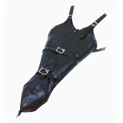 Arm Binder Glove Sleeves,Behind Back Bondage Armbinder,BDSM Leather Handcuffs Straight Jacket,Sex Toys For Couples