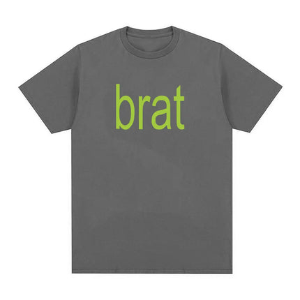 Charli Xcx with Special Guest Shygirl T-Shirts Brat Album Vintage T shirt Men/Women Clothing Aesthetic Cotton T-shirt Streetwear