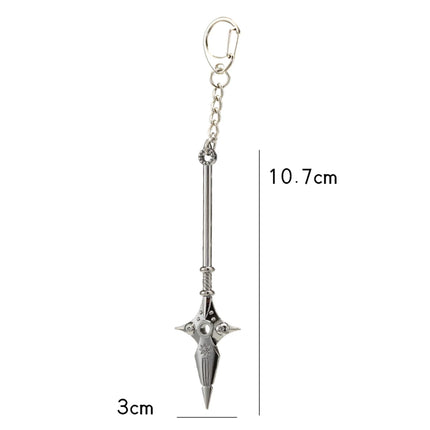 Anime The Seven Deadly Sins Escanor Rhitta Keychain Nanatsu no Taizai Axe Bottle Opener Pendant Key Ring for Men Jewelry Gifts