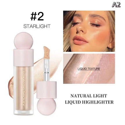 1Pc Lakerain Velvet Liquid Blush - Highly Pigmented Long-Lasting Hydrating Gloss Lip Cheek Makeup in 9 Colors