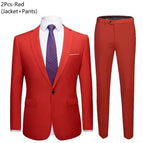 2PCS-Red / Asian 4XL (EU XL)
