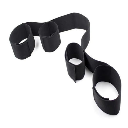 Bed Restraint Set Couple Sex Toys Bondage Handcuff Kit Adult Game Tool 18+ Erotic Tie Downs Arm Ankle Eyeblinder Flirting Sextoy