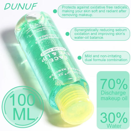 3IN1 Cleansing Oil Face Lip Eye Makeup Remover Face Refreshing Moisturizing Sensitive Skin Cleansing Oil Control Not Irritate