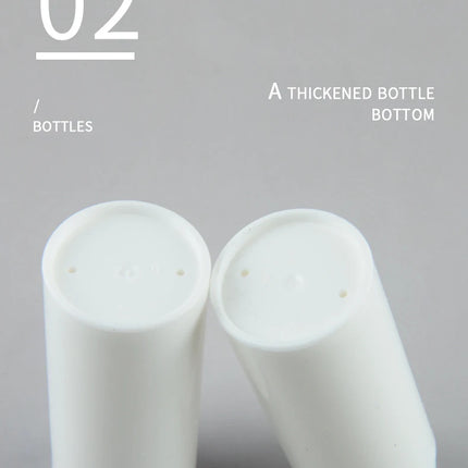 10/20/50/100Pcs 5ml 10ml 15ml Travel Cream Pump Bottle Serum Refillable Bottle PP Airless Foundation Packaging Cosmetic JX50401