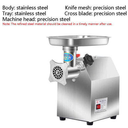 JHY-12 Heavy Duty Electric Meat Mincer Grinder Max Powerful Home Portable Sausage Stuffer Meat Mincer Food Processor