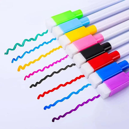 8 Color Magnetic Erasable Whiteboard Pen Color Options Numbering Stationery Office Teaching Supplies For Student Blackboard Note