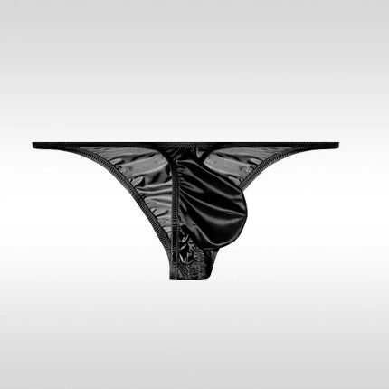 Men's Underwear Ice Silk Low Rise Sexy Bikini Briefs
