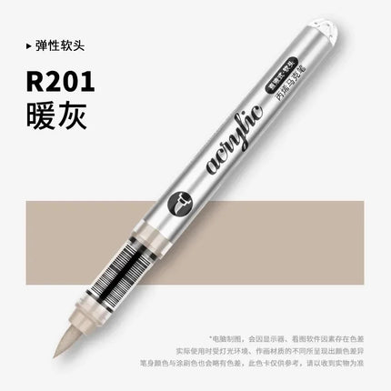 GRASP 120/1 Colors Acrylic Marker Pens Waterproof Pen Soft Brush Nib Student Art for Glass Stone Art School Supplies Stationery