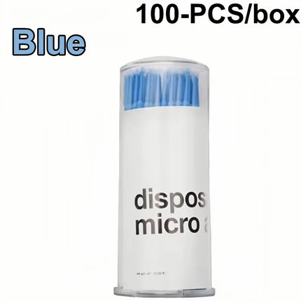 100 Pcs Disposable Spiral Handle Microbrush Mascara Wands Micro Brush Applicator Lashes Brushes Eyelash Extension Makeup Tools