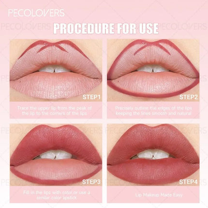 Nude Lip Liner Lipstick, Depicting The Outline of The Lips, Creating A Full and Charming Lips, Long-lasting, Lip Cosmetics