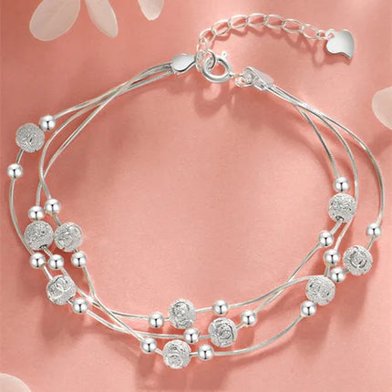 925 Sterling Silver Bracelet Fashion Multiple Styles Bracelet Chain For Women Fashion Luxury Charm Bracelet Wedding Jewelry Gift