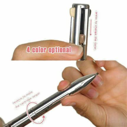 Multi-effect 4 In 1 Eyeliner Eyebrow Pencil Contour Pen Long Lasting Waterproof Cosmetics Eyeliner Makeup Pencil Lip Liner Pen