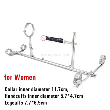Upgrade New Lock Screw Dog Training Kneeling Metal Stand Frame Sex Position Asist Chair Furniture Sex Toys for Couples Flirting