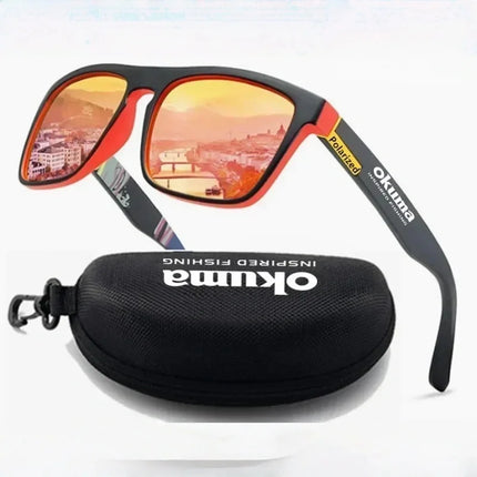 OKUMA Polarized Sunglasses UV400 for Men and Women Outdoor Hunting, Fishing, Cycling, with Optional Glasses