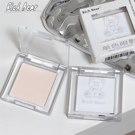 White Jade Color Eyeshadow Matte High Gloss Eyeshadow Makeup Palette Soft Brightening The Face Matte Velvet Eye Shadow Powder
