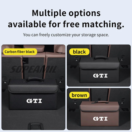 Volkswagen GTI Golf Arteon Tiguan Touareg Passat Polo Scirocco Jeeta CC Polo Car Trunk Storage Box Foldable Stowing Tidying Bag