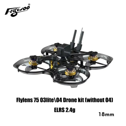 Flylens 75 HD O4 Wide 2S Whoop FPV Drone - High Definition Drone for Racing And Action Sports