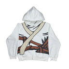 white hoodie / XXL