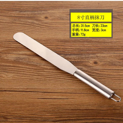 6/8/10/12 Inch Stainless Steel Cream Icing Frosting Spatula for Cake DIY Cake Decorating Tools Utensils Accessories
