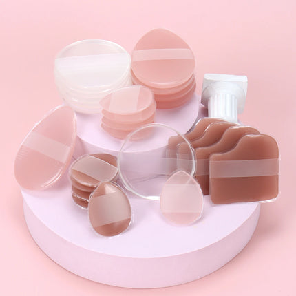 1Pcs Jelly Soft Silicone Gel Powder Puff Sponge for Cosmetic Face Foundation Bb Cream No Powder Eating Powder Makeup Tool