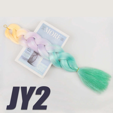Wigundle Box Jumbo Kanekalon Braiding Hair Pre Stretched Synthetic Crochet Hair Braids Hair Extensions Accessories For Girls