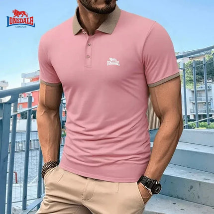 Men's High Quality Short-sleeved Polo Shirt Summer Fashion Business Casual Multifunctional Top