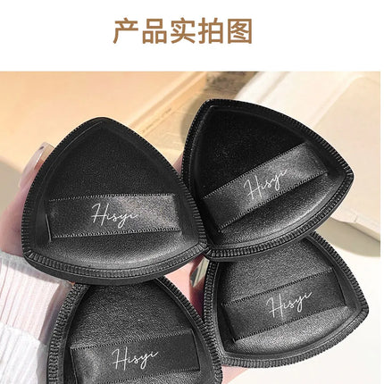 Black Triangle Powder Puff Facial Makeup Sponge Soft Velvet Cosmetics Puff Mixer Beauty Foundation Make-Up Sponge Makeup Access